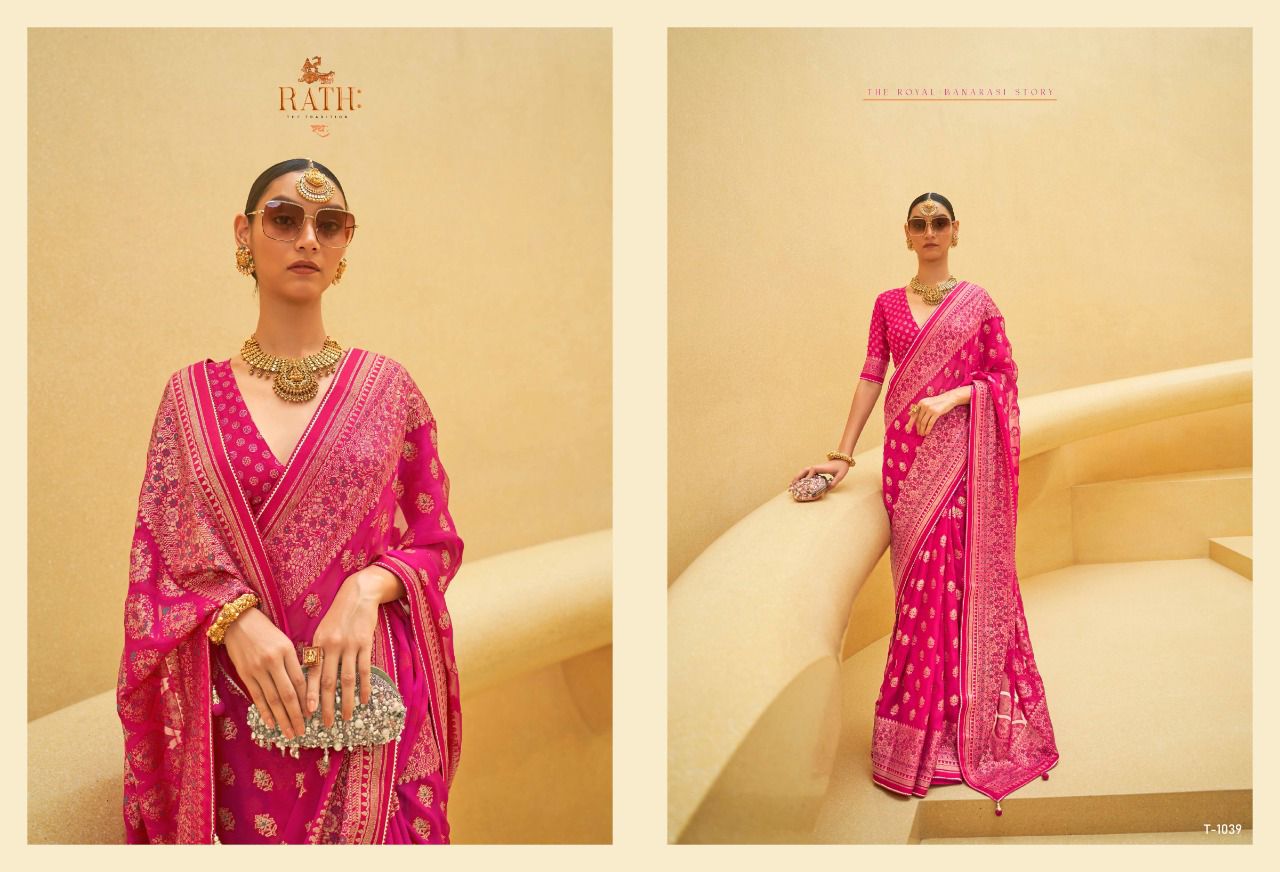 Rath Rajkanya Function Wear Wholesale Designer Sarees Catalog